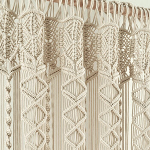 100% Cotton Sheer Curtain Pair (Set of 2)