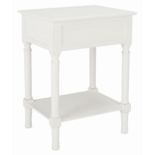 Load image into Gallery viewer, Josie 1-Drawer Accent Table Distressed White
