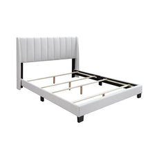 Load image into Gallery viewer, White Anthoy Herman Queen Upholstered Standard Bed