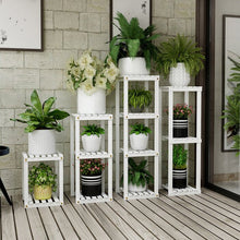 Load image into Gallery viewer, Eurico Rectangular Solid Wood Plant Stand