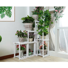 Load image into Gallery viewer, Eurico Rectangular Solid Wood Plant Stand