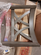 Load image into Gallery viewer, 29" TRANSITIONAL UPHOLSTERED SWIVEL BAR STOOL WITH LATTICE BACK