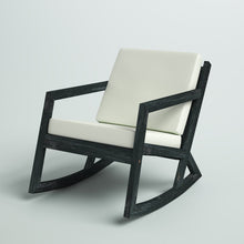 Load image into Gallery viewer, Outdoor Rocking Solid Wood Chair with Cushions
