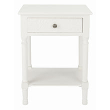 Load image into Gallery viewer, Josie 1-Drawer Accent Table Distressed White