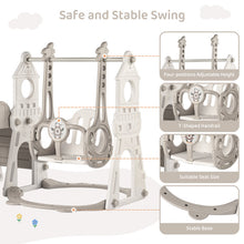 Load image into Gallery viewer, White/Gray Swing Set