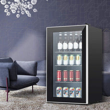 Load image into Gallery viewer, 120 Cans Outdoor Rated Freestanding Beverage Refrigerator and with Glass Door