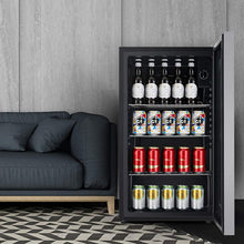 Load image into Gallery viewer, 120 Cans Outdoor Rated Freestanding Beverage Refrigerator and with Glass Door