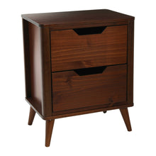 Load image into Gallery viewer, Mid Brown Stained Yume Solid Wood Nightstand