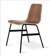 Load image into Gallery viewer, Modern Lecture Walnut Side Dining Chair
