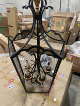 Load image into Gallery viewer, Cortona 5 - Light Lantern Geometric Chandelier
