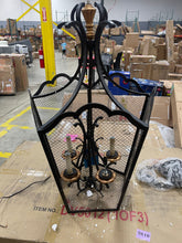 Load image into Gallery viewer, Cortona 5 - Light Lantern Geometric Chandelier