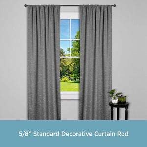 0.63" Single Curtain Rod MRM3650