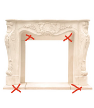 Load image into Gallery viewer, Chateau Louis Fireplace Surround *AS-IS*