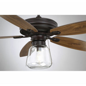 1-Light Ceiling Fan Globe Light Kit, #6437