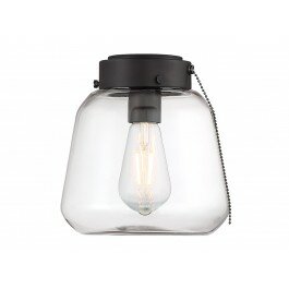 1-Light Ceiling Fan Globe Light Kit, #6437