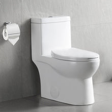 Load image into Gallery viewer, 1.28 GPF Elongated One-Piece Toilet (Seat Included)
