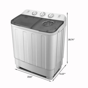 1.85 cu. ft. High  Efficiency Portable Washer & Dryer Combo in Gray (Part number: U1040600500) 2426CDR