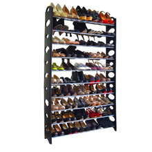Load image into Gallery viewer, 10-Tier 50 Pair Stackable Shoe Rack #884HW
