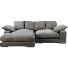 Load image into Gallery viewer, 106&quot; Wide Reversible Sofa &amp; Chaise Charcoal
