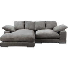 Load image into Gallery viewer, 106" Wide Reversible Sofa & Chaise Charcoal