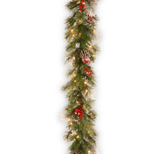 Load image into Gallery viewer, 108&#39;&#39; in. Lighted Faux Garland, (Set of 2)
