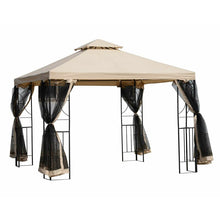 Load image into Gallery viewer, 10 Ft. W x 10 Ft. D Steel Patio Gazebo 6581RR
