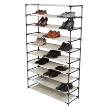 Load image into Gallery viewer, 10 Tier 50 Pair Shoe Rack
