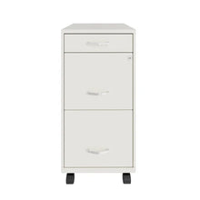 Load image into Gallery viewer, 14.25'' Wide 3 -Drawer Mobile Steel Vertical Filing Cabinet