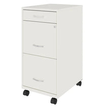 Load image into Gallery viewer, 14.25'' Wide 3 -Drawer Mobile Steel Vertical Filing Cabinet