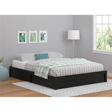 Load image into Gallery viewer, Ameriwood Home Austin Queen Platform Bed Frame in Black Oak 1964CDR