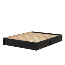 Load image into Gallery viewer, Ameriwood Home Austin Queen Platform Bed Frame in Black Oak 1964CDR