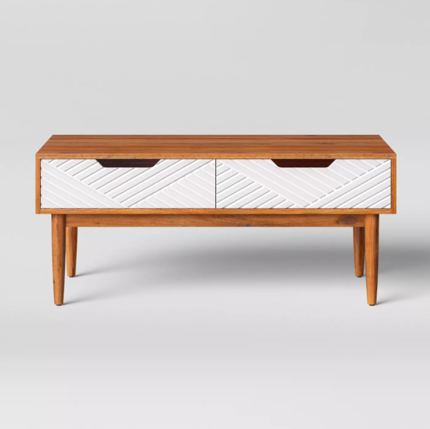 Touraco Coffee Table Brown/White - Opalhouse 1516CDR  Salvage & Co Fishers