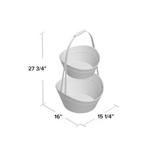 Load image into Gallery viewer, 2-Tier Metal Bucket (SB1171)