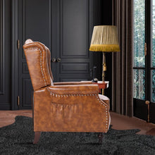 Load image into Gallery viewer, Recliner Wingback Chair Massage Recliner Chair with Heat