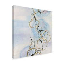 Load image into Gallery viewer, &#39;Abstract Lines on Pastel II&#39; Acrylic Painting Print on Wrapped Canvas - 431CE
