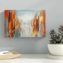 Load image into Gallery viewer, &#39;City Shadows&#39; Acrylic Painting Print on Wrapped Canvas - 521CE
