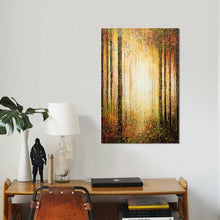 Load image into Gallery viewer, &#39;Golden Light through Trees&#39; Graphic Art Print on Canvas 26 x 40 3312RR
