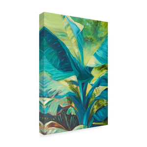 'Green Banana Duo I' Painting on Wrapped Canvas *AS IS #1145HW