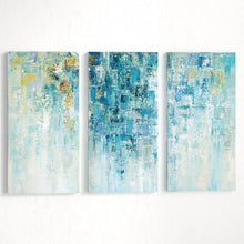 Load image into Gallery viewer, 'I Love the Rain' - 3 Piece Wrapped Canvas Multi-Piece Image Print Set 363CDR