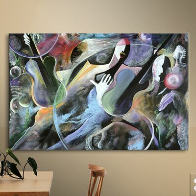 'Jammin' by Ikahl Beckford Graphic Art on Wrapped Canvas 942CDR