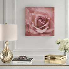 Load image into Gallery viewer, &#39;Misty Rose Pink Rose&#39; Photographic Print on Wrapped Canvas 7432
