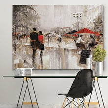 Load image into Gallery viewer, &#39;Riverwalk Charm&#39; - Oil Painting Print on Canvas 743CDR
