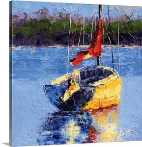 'Sail Reflections' by Leslie Saeta Painting Print 1043AH