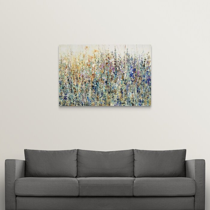 'Thicket Wildflowers' Painting on Wrapped Canvas (16