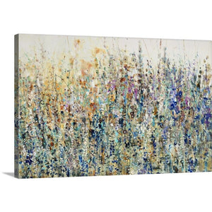 'Thicket Wildflowers' Painting on Wrapped Canvas (16" H x 24" W) #9831