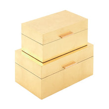 Load image into Gallery viewer, 2 Piece Wood Box Set