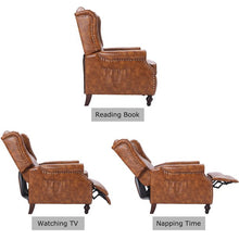 Load image into Gallery viewer, Recliner Wingback Chair Massage Recliner Chair with Heat