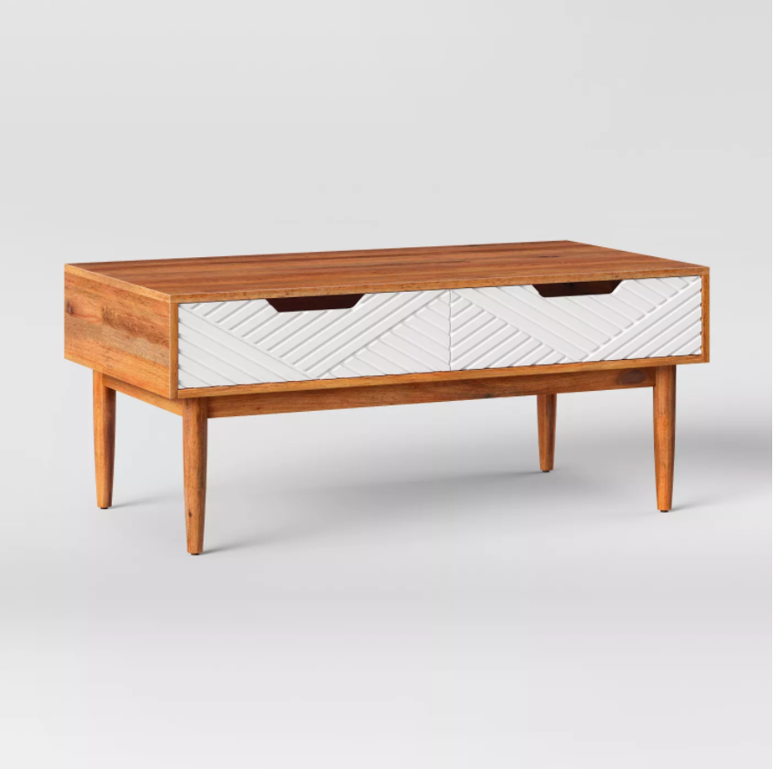 Touraco Coffee Table Brown/White