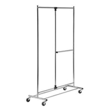 Load image into Gallery viewer, 45.25" W Garment Rack Silver 787CDR
