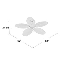 Load image into Gallery viewer, Roman Bronze with Walnut Blades 52" Kateri 5 - Blade Outdoor Leaf Blade Ceiling Fan with Pull Chain (SB484)